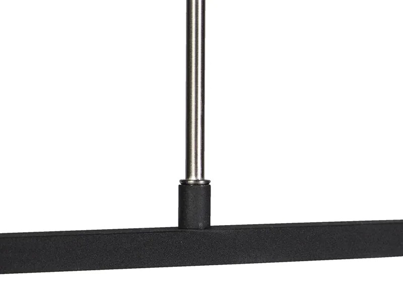Eettafel / Eetkamer Moderne hanglamp zwart incl LED dimbaar - Bold Design, Modern Binnenverlichting Lamp