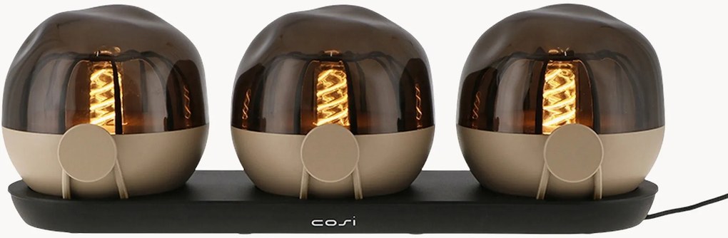 In- & outdoor draagbare LED tafellampen Cosisfera, dimbaar, 4-delig