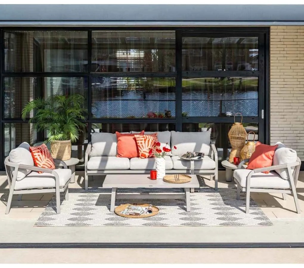 Garden Impressions Tarera loungeset 4-delig - taupe