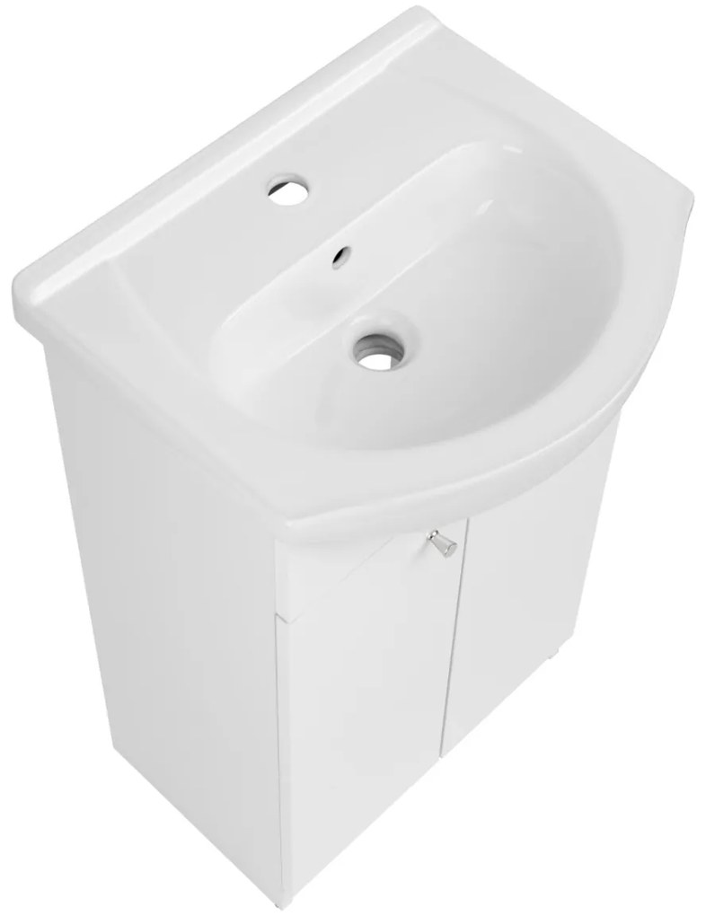 Plazan Basic badkamermeubel 50cm wit