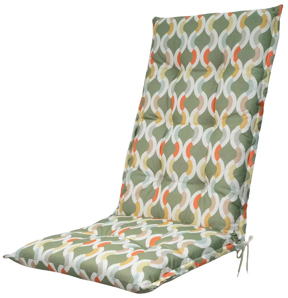 Madison Tuinstoelkussen 123x50cm - Outdoor+ Trivia green