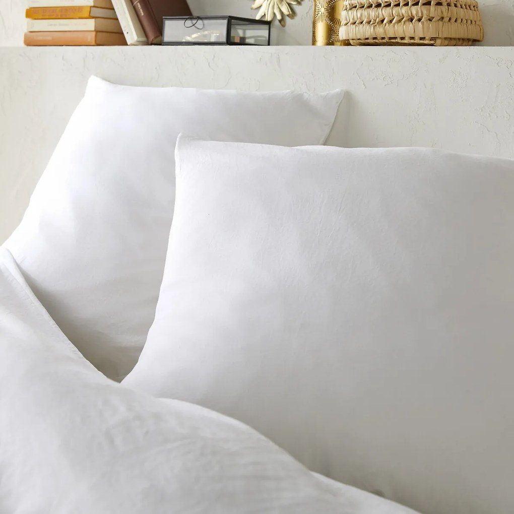 Bedset in gewassen microvezel, recycled polyester