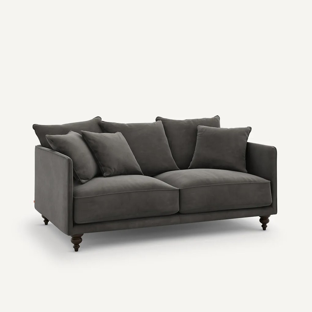 3-zits compacte fluwelen zetel, Lazare