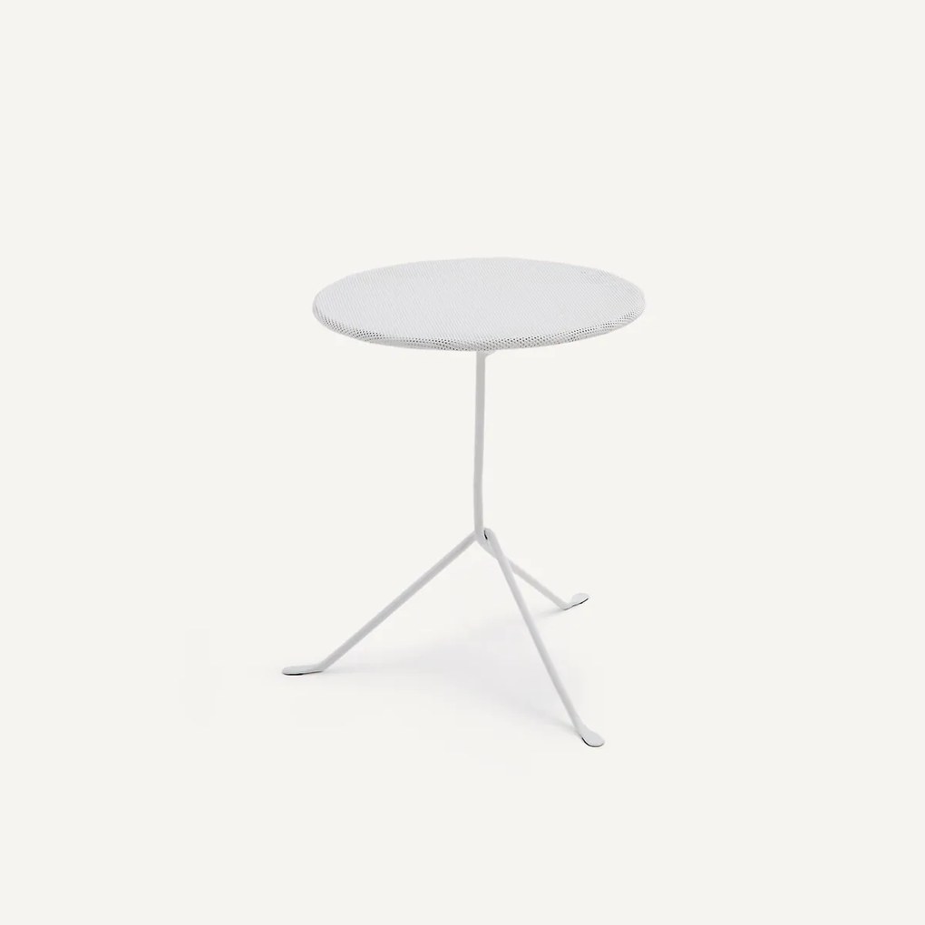 Bijzettafel in geperforeerd ijzer, H42 cm, Joy