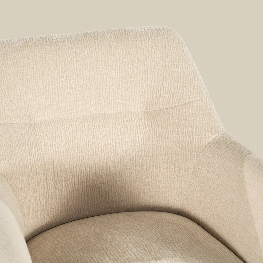 Draaibare Barkruk Stof Beige