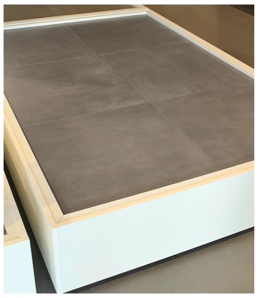 Vloertegel 90x90 Cm Betonlook Fairy Dark Donker Grijs H96