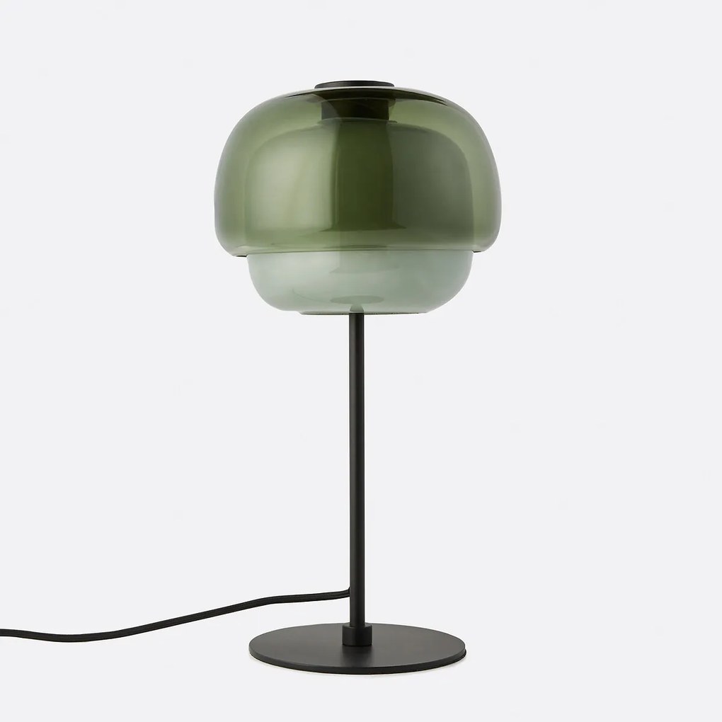 Tafellamp van gekleurd glas, KINOKO