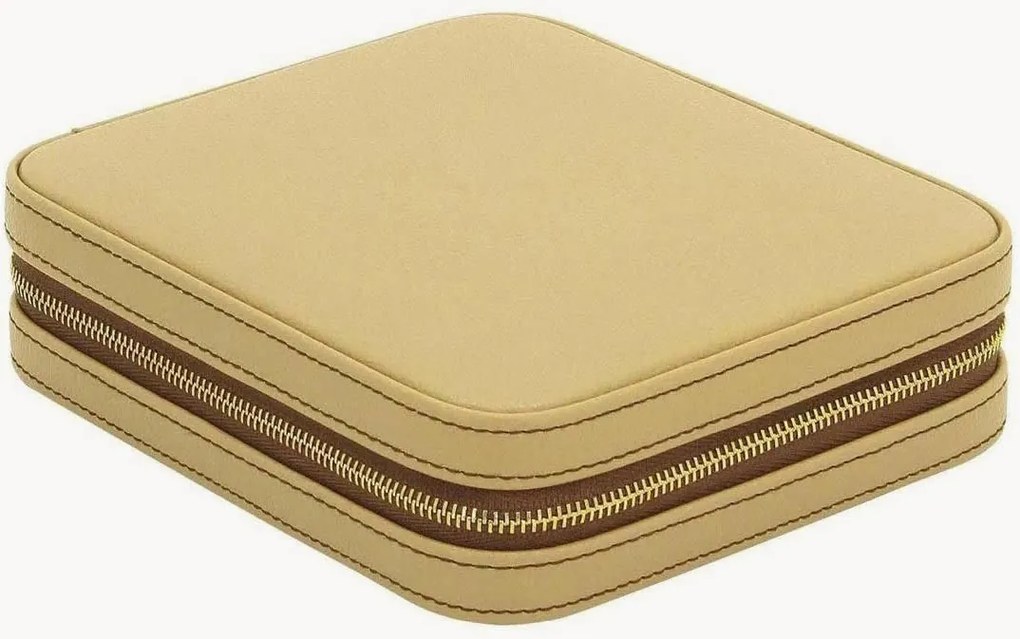 Kunstleren/fluweel manchetknopendoos Ascot