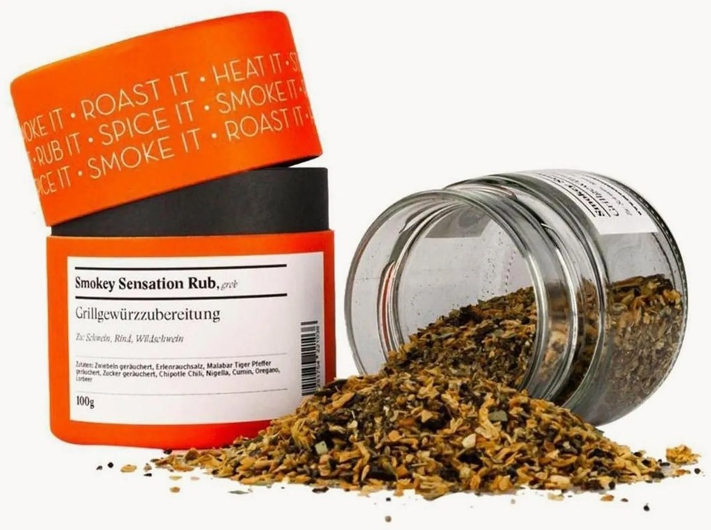 Grillkruidenmix: Smokey Sensation Rub, grofgemalen
