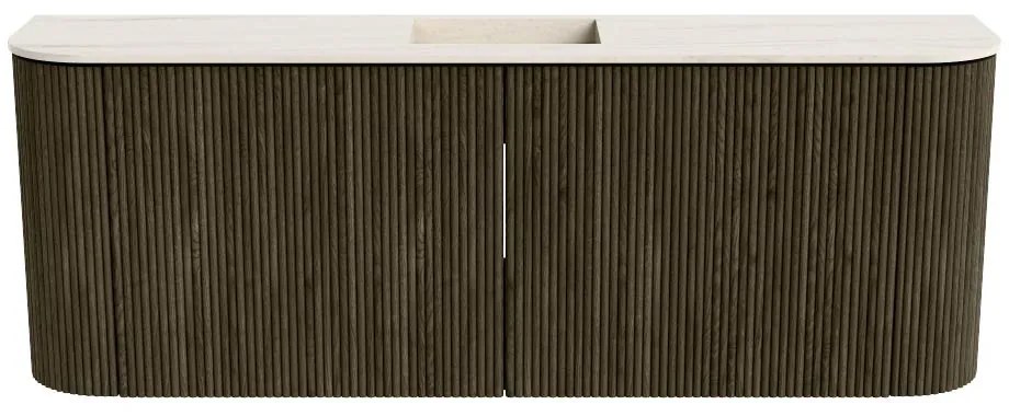 Mondiaz Joya DLux 115cm toiletmeubel ronding links/rechts shadow met wastafel faye midden zonder kraangat meli