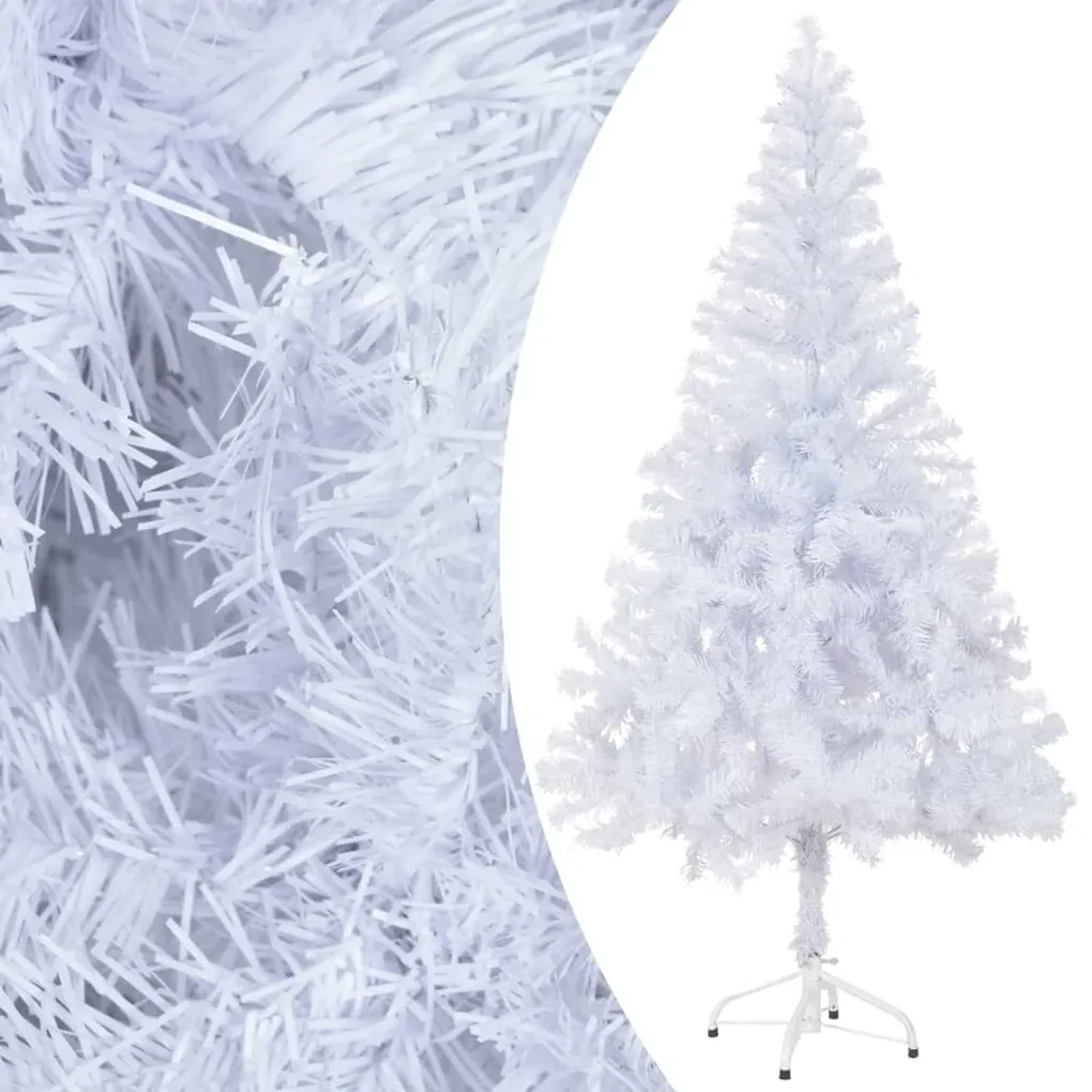 vidaXL Kunstkerstboom met LED's en kerstballen 230 takken 120 cm