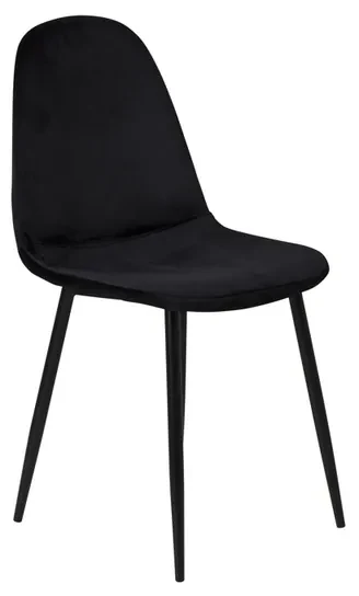Jörn Eetkamerstoel - Inger - Zwart - Fluweel - Jörn