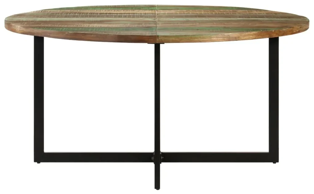 vidaXL Eettafel 150x75 cm massief gerecycled hout