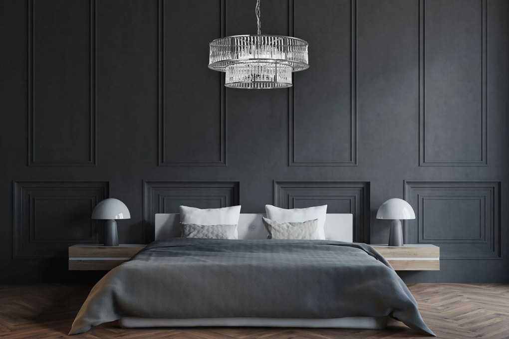 KRISTALLEN HANGLAMP APP1563-8CP chrom