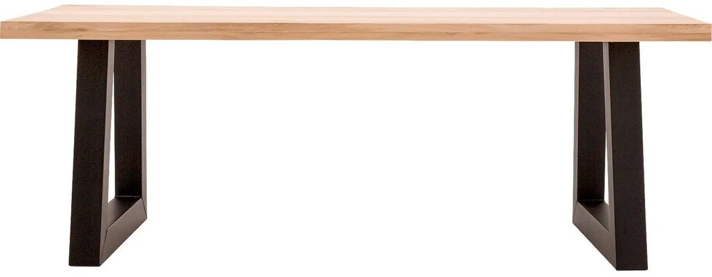 Goossens Eettafel Blade, Strak blad 220 x 100 cm 6 cm dik