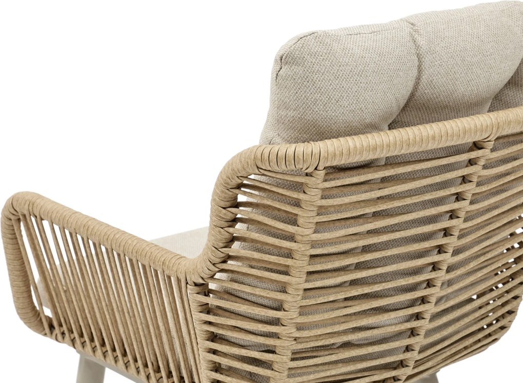 Tuinset 4 personen 180 cm Rope Zand/Beige Coco Alto/Sienta