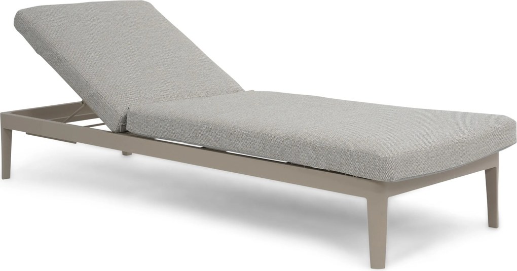 Lifestyle Garden Furniture Mateo Ligbed Met Kussen Loft/sandy Aluminium Taupe