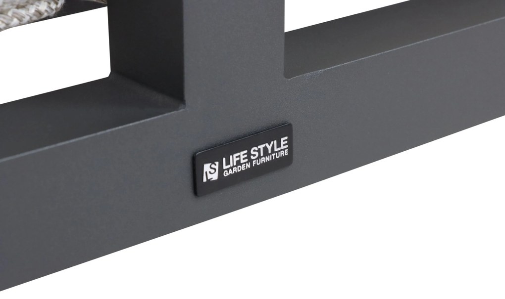 Tuinstoel Aluminium Grijs-antraciet Lifestyle Garden Furniture Rodenzo