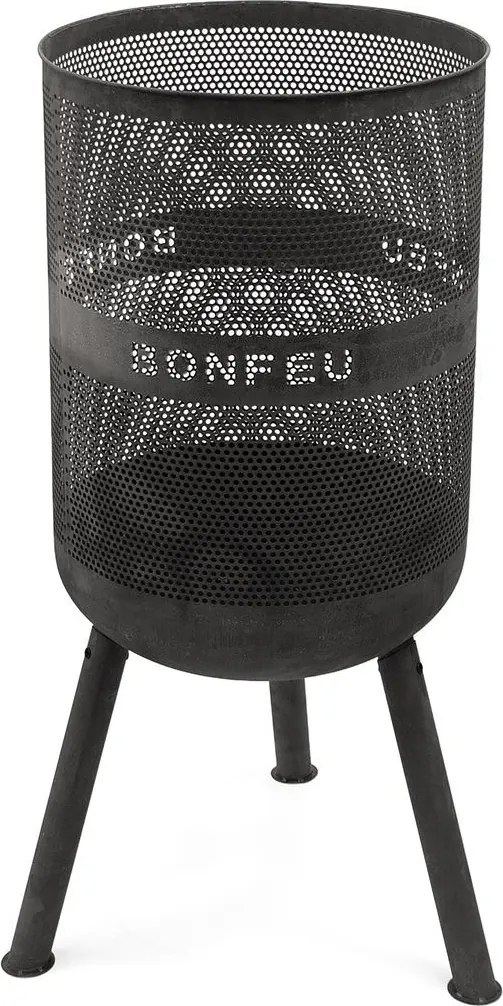 BonFeu Vuurkorf BonVes 45 – 45x45x100 cm – Zwart
