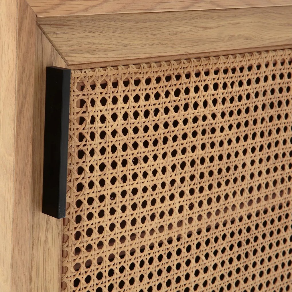 Eiken dressoir, gefineerd en gevlochten, Waska