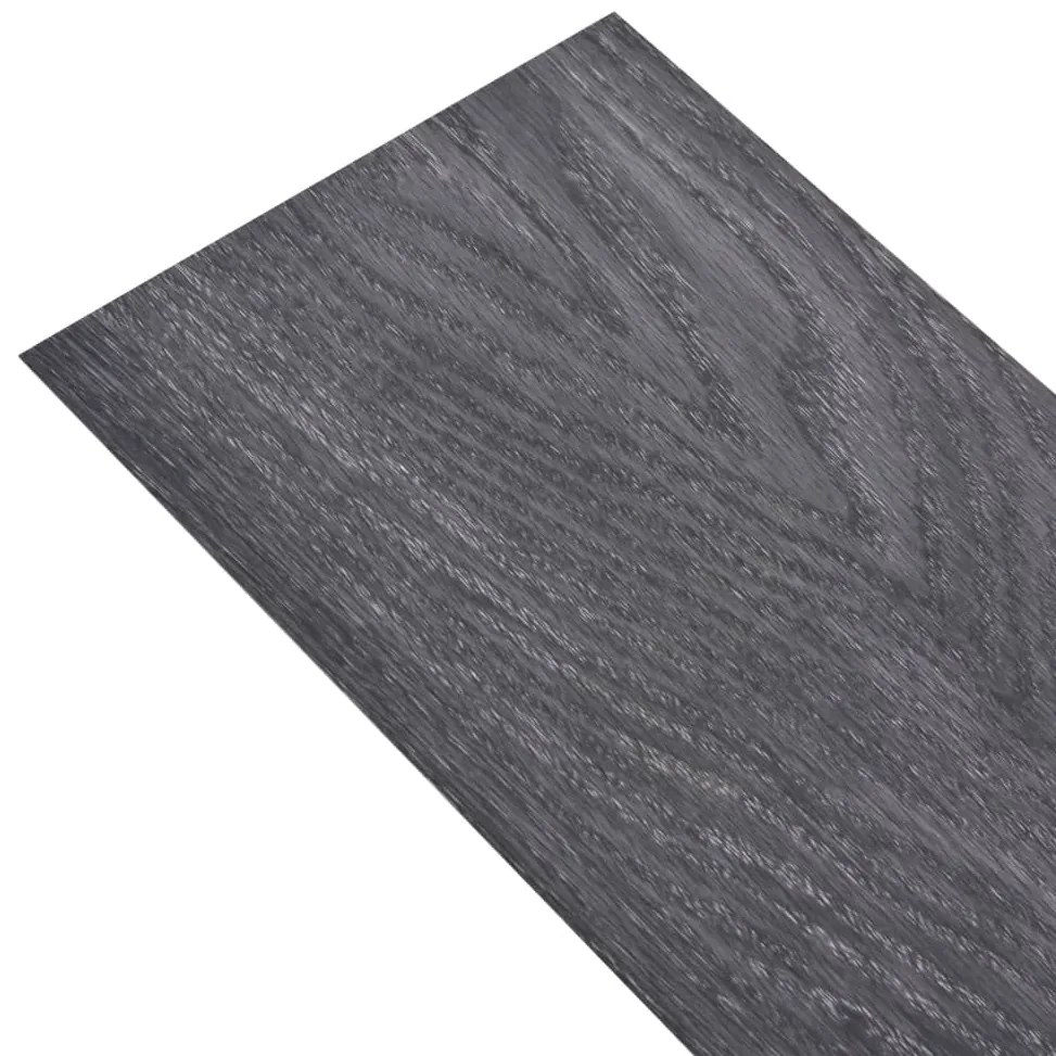 vidaXL Vloerplanken zelfklevend 5,02 m² 2 mm PVC zwart en wit