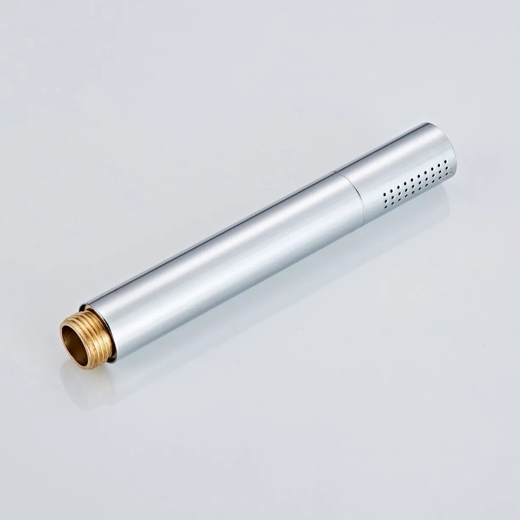 Saniclear Plus inbouw regendouche met inbouw douchekop 30x30cm, glijstang en staafhanddouche chroom
