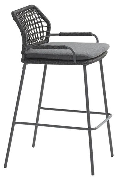 Taste by 4 Seasons Barista barstoel antraciet Barkruk   antraciet weerbestendig