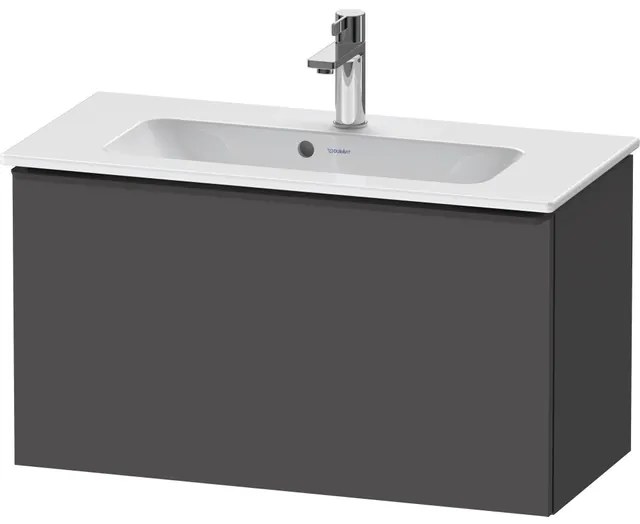 Duravit D-Neo wastafelonderkast 81x44x37.2cm 1 lade Grafiet Mat de426904949