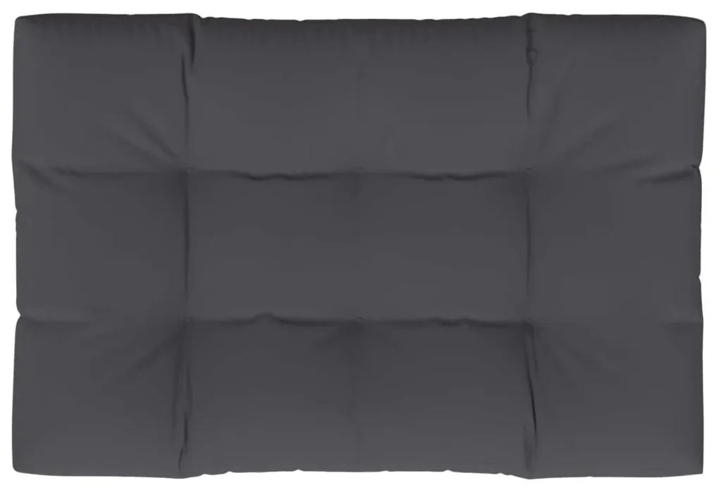 vidaXL Bankkussen pallet 120x80x10 cm antracietkleurig