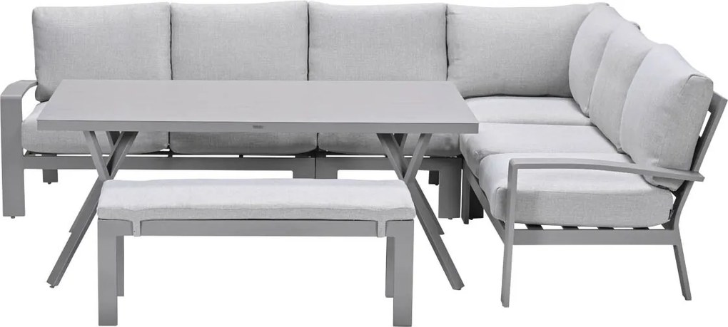 Garden Impressions Camilo lounge dining set 6-delig rechts - taupe