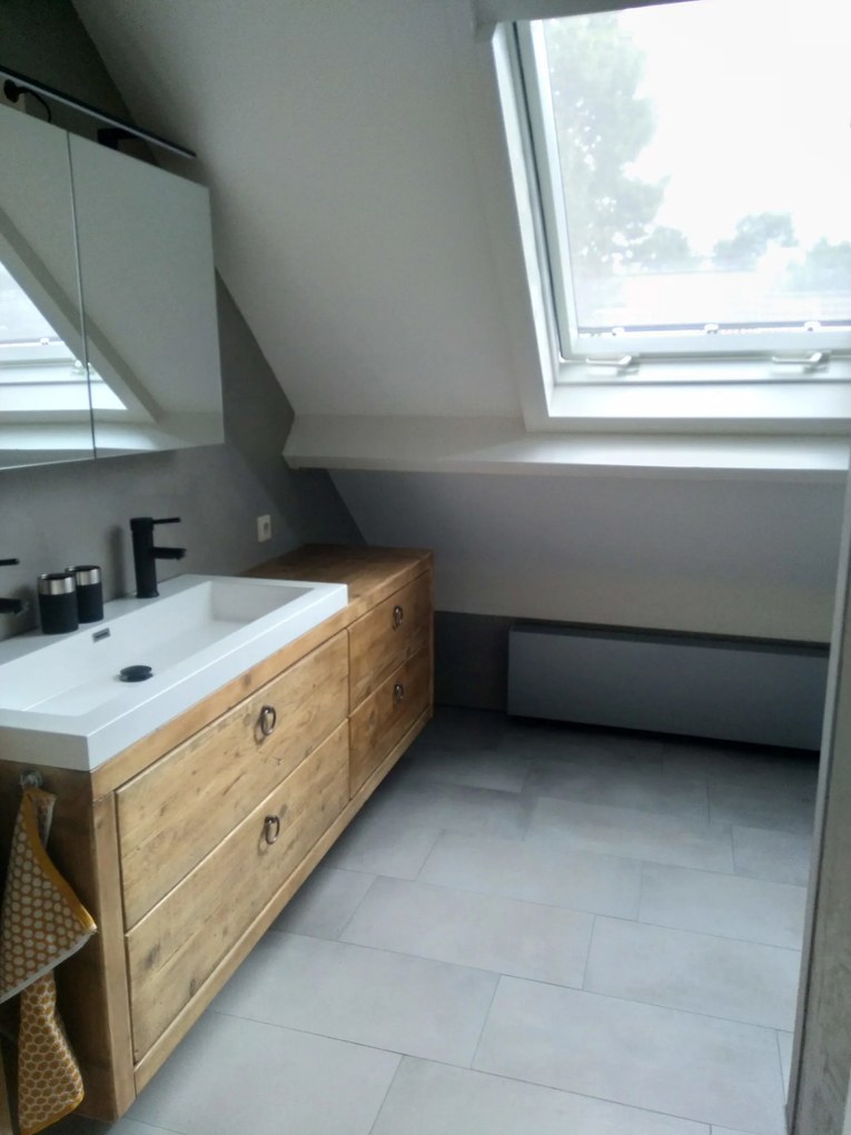 Vloertegel 80x80 Cm Betonlook Licht Grijs DC22