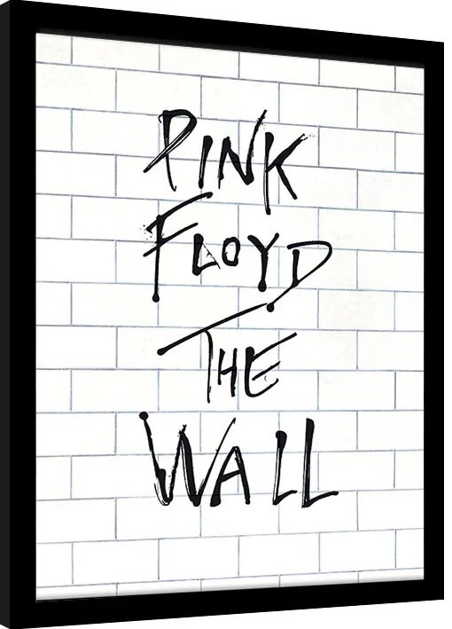 Ingelijste poster Pink Floyd - The Wall Album