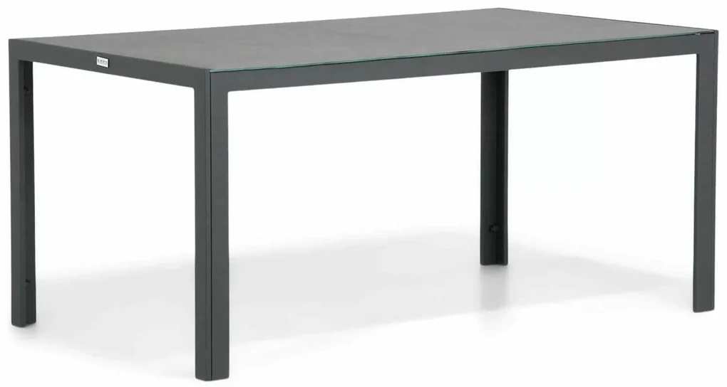 Tuinset 4 personen 160 cm Aluminium/textileen Grijs Lifestyle Garden Furniture Rome/Varano