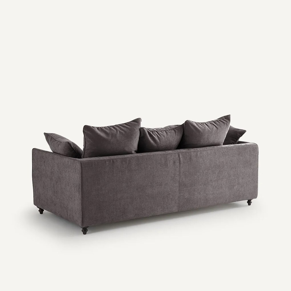 Omvormbare 3-persoons bank viscose/polyester, Lazare