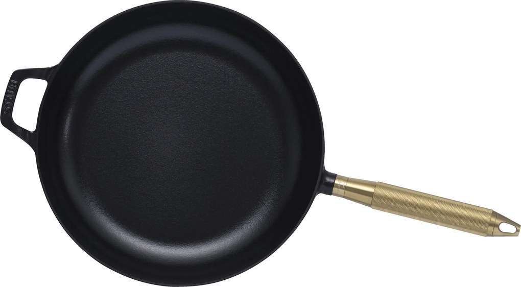 Staub Pans Koekenpan Buster+Punch 28 cm, Zwart - Pans - Staub