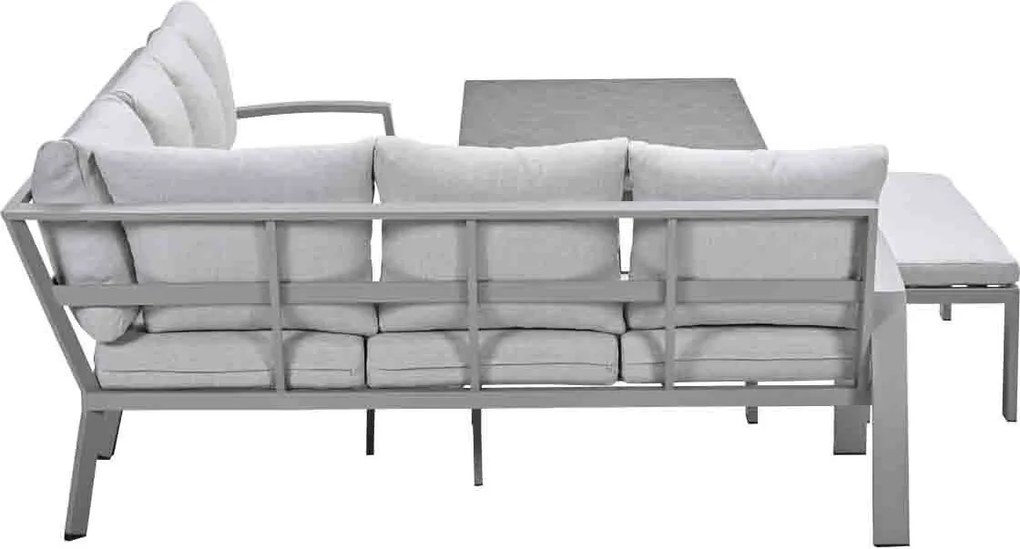 Garden Impressions Cameron lounge dining set 4-delig rechts - valley sand