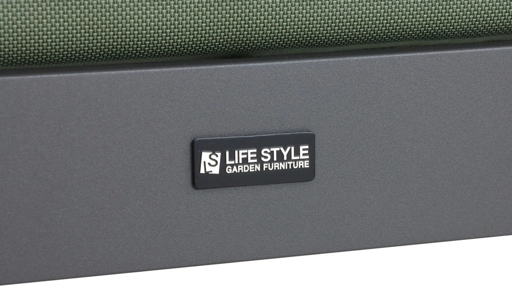 Hoek loungeset 6 personen Aluminium Grijs Lifestyle Garden Furniture Luca