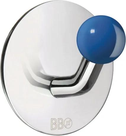Smedbo BB zelfklevende haak diameter 48 mm glans rvs blauw BK1086