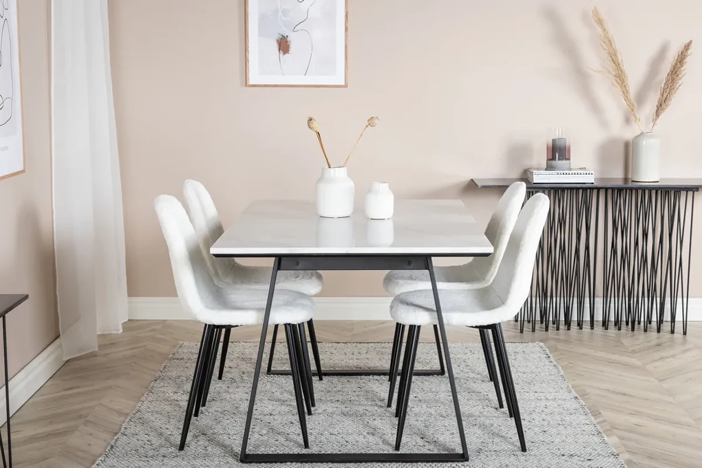 Jörn Eettafel - Corne - 140x90 cm - Marmer - Jörn
