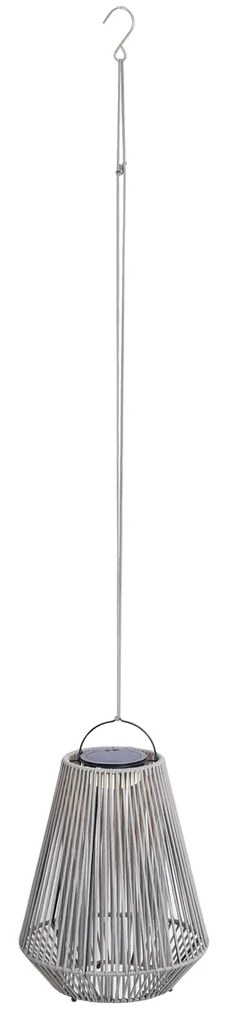 Bohemian tafellamp grijs incl. LED 3-staps dimbaar IP54 solar oplaadbaar - Duca