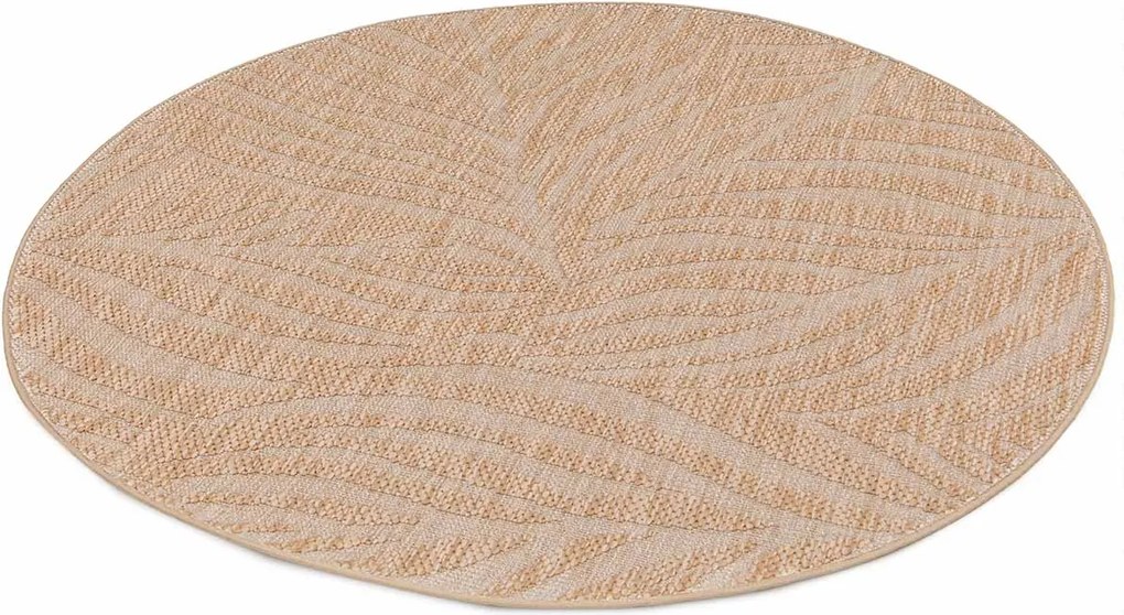 Garden Impressions Buitenkleed Ø160 cm - leaf sand