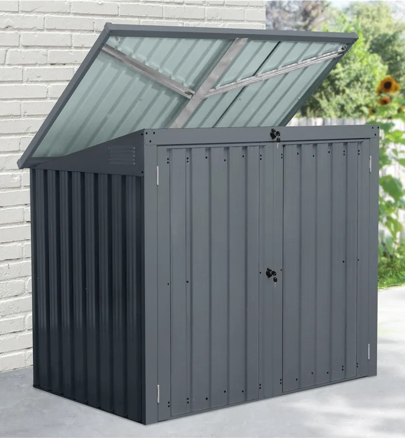 Afvalemmeropslag 2 x 240l Hamilton Store Boss antraciet