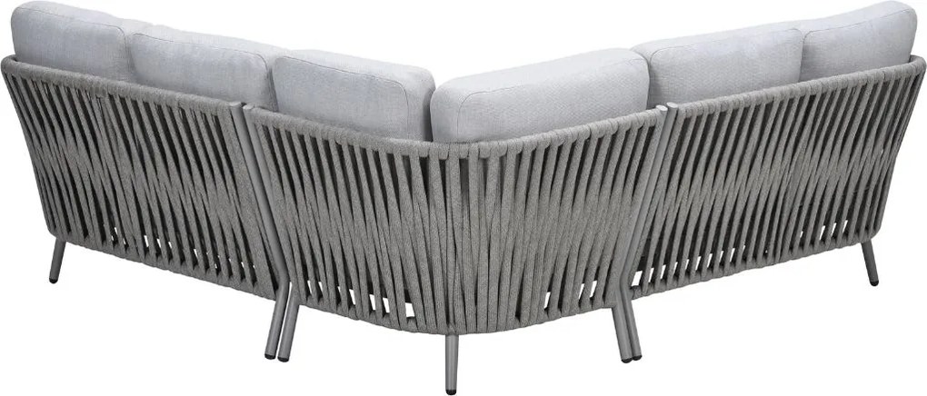 Garden Impressions Devin loungeset hoek 5-delig - Monte Carlo loungetafels