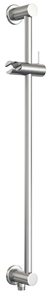 Brauer Brushed Edition complete inbouw regendouche met staafhanddouche, rechte wandarm, glijstang en hoofddouche 20cm set 13 RVS geborsteld PVD