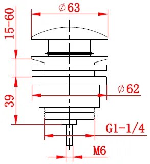 Saniclear Copper clickwaste koper geborsteld
