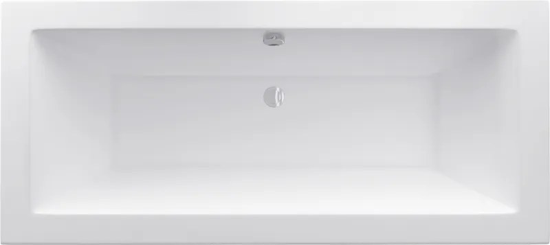 Mexen Cube rechthoekig bad 170 x 80 cm, wit - 55051708000