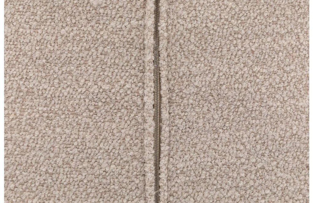 Goossens Eetkamerstoel Hera beige stof leuning, modern design