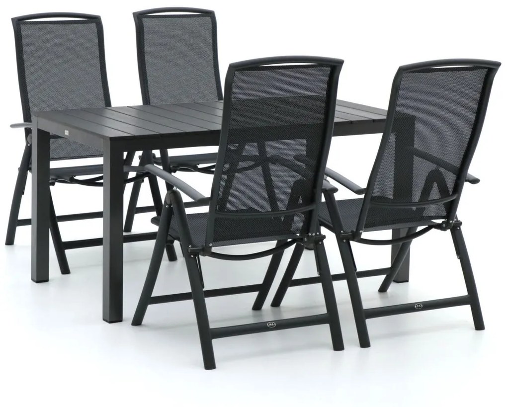 R&S Design Capri/Fidenza 150cm dining tuinset 5-delig verstelbaar