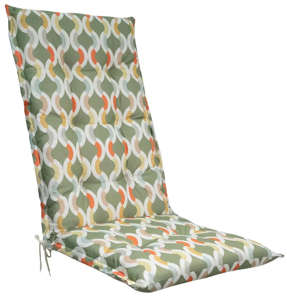 Madison Tuinstoelkussen 123x50cm - Outdoor+ Trivia green