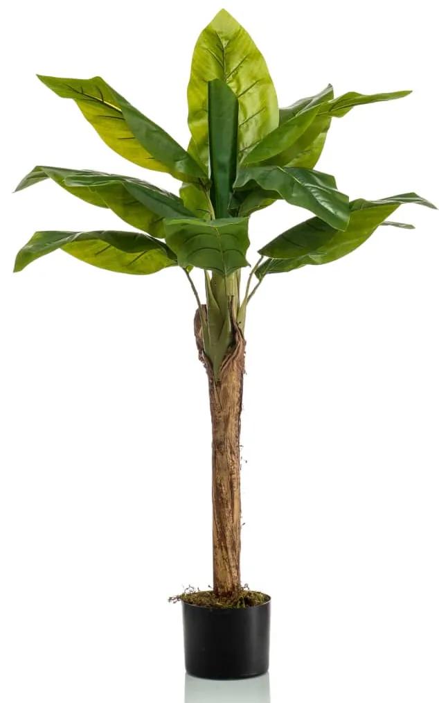Emerald Kunstplant bananenboom 110 cm groen